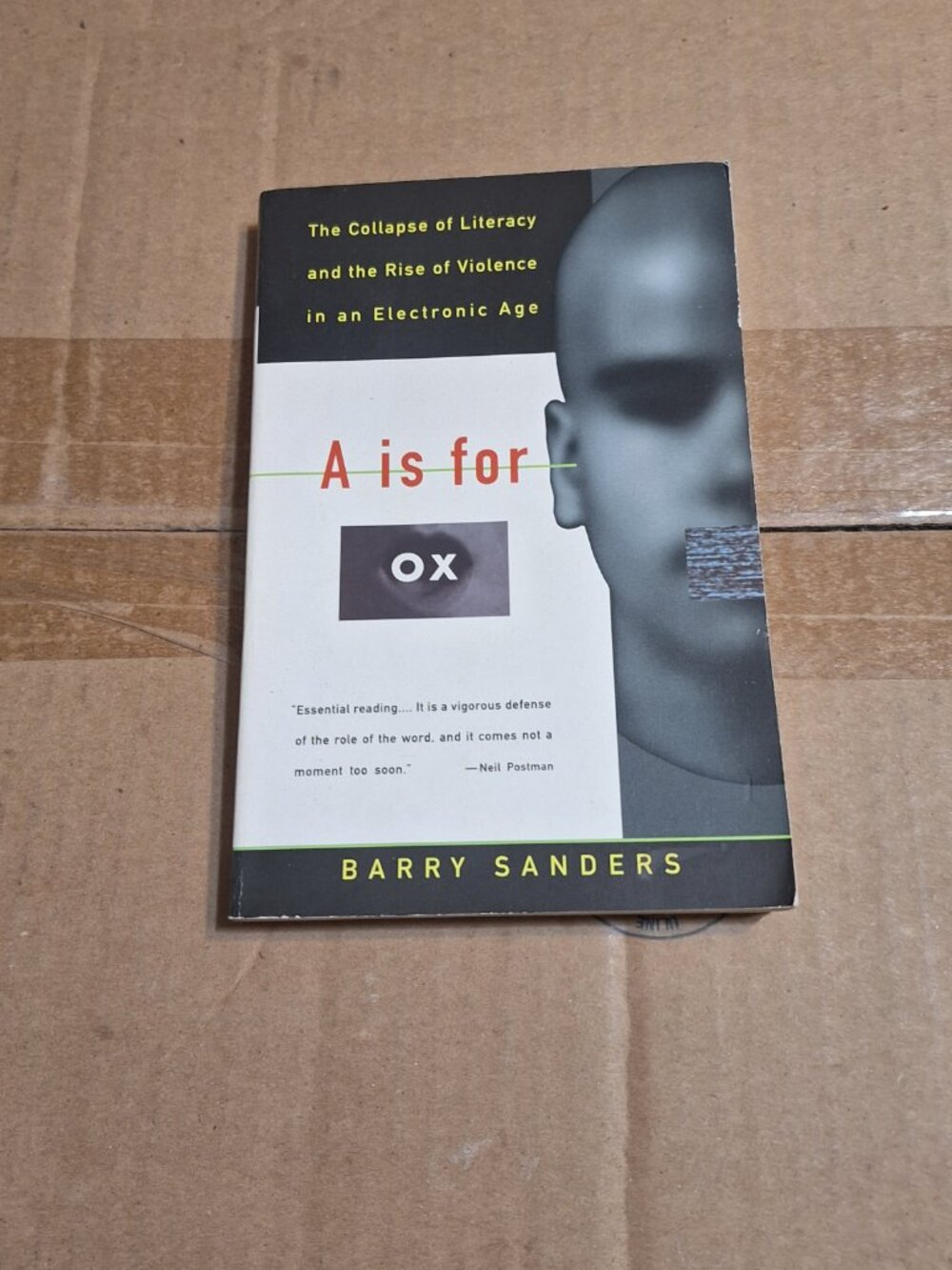 A is for Ox
